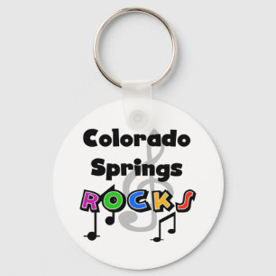 Colorado Springs stenar Nyckelring