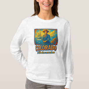 Colorado State Artistic T-Shirt - Oil Paint...