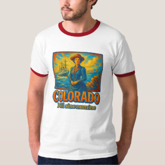 Colorado State Artistic T-Shirt - Oil Paint...