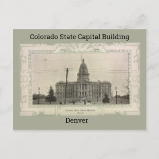 Colorado State Capital Byggnad Vykort