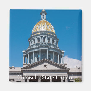 Colorado State Huvudstad Dome och Portico Magnet