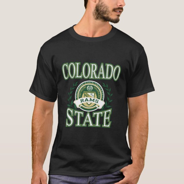 Colorado State Rams Laurels T Shirt (Framsida)