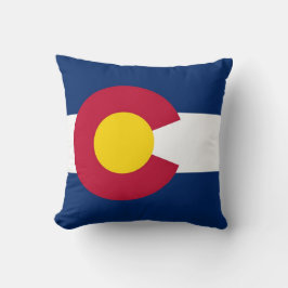 Colorado Statlig flagga American MoJo Pillow Kudde