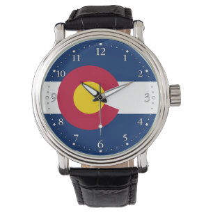Colorado Statlig flagga Armbandsur