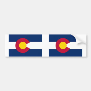 Colorado statlig flagga bildekal