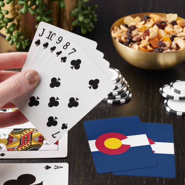 Colorado Statlig flagga Casinokort (På plats)