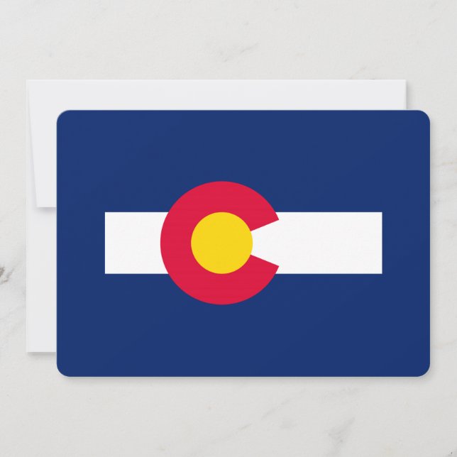 Colorado Statlig flagga Design (Framsida)