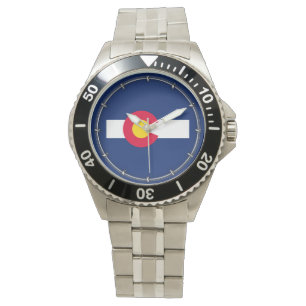 Colorado Statlig flagga Design Armbandsur