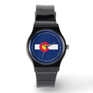 Colorado Statlig flagga Design Armbandsur