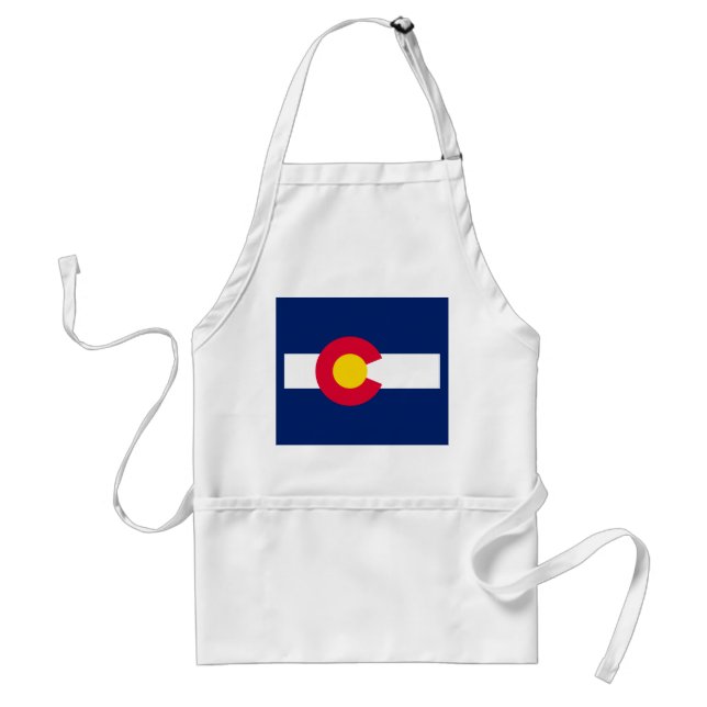 Colorado Statlig flagga Design Förkläde (Framsidan)