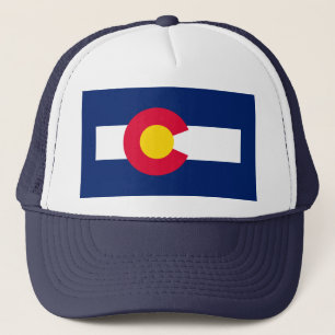 Colorado Statlig flagga Design Truckerkeps