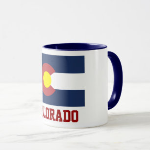 COLORADO: Statlig flagga i Colorado Mugg