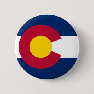 Colorado statlig flagga knapp