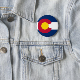 Colorado Statlig flagga Knapp