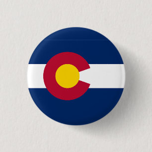 Colorado Statlig flagga Knapp