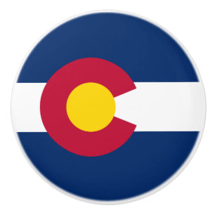 Colorado Statlig flagga Knopp