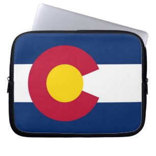 Colorado Statlig flagga Laptop sleeve