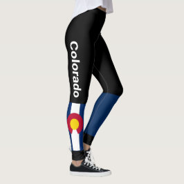 Colorado Statlig flagga Leggings som kör Byxor