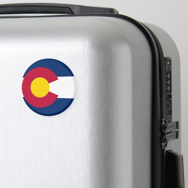 Colorado Statlig flagga Magnet (In Situ (Luggage))