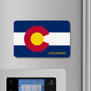 Colorado Statlig flagga Magnet