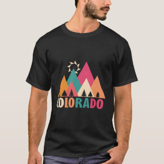 Colorado Statlig flagga Mountatin T Shirt