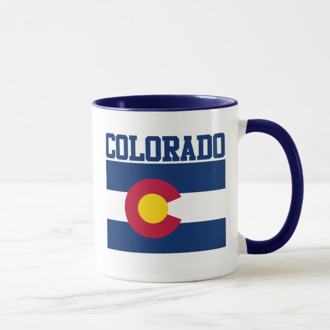 Colorado Statlig flagga Mugg (Höger)