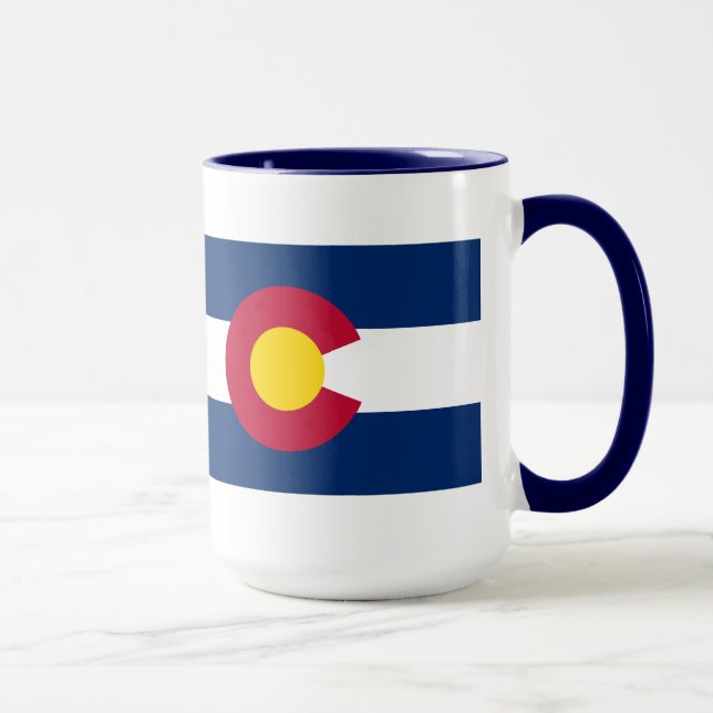 Colorado statlig flagga mugg (Höger)