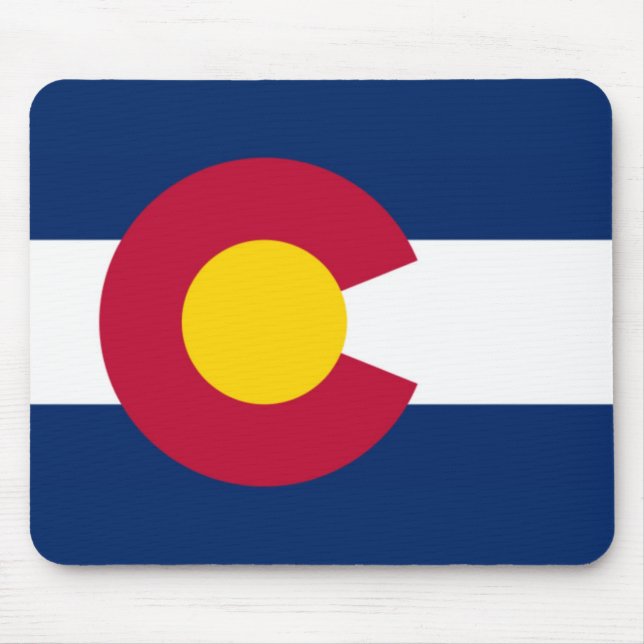 Colorado Statlig flagga Musmatta (Framsidan)
