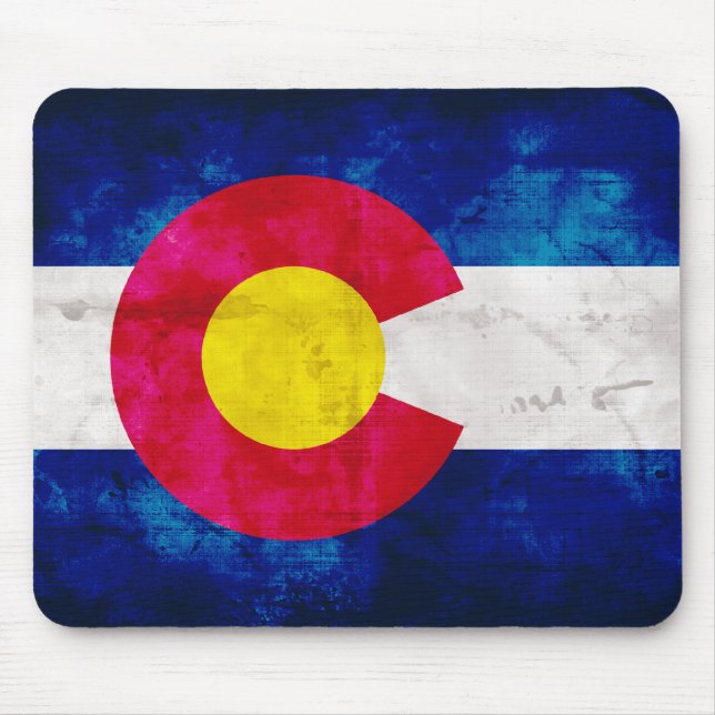 Colorado Statlig flagga Musmatta (Framsidan)