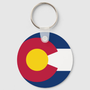Colorado Statlig flagga Nyckelring