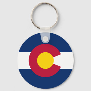 Colorado Statlig flagga Nyckelring