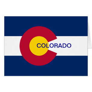 Colorado Statlig flagga OBS Kort
