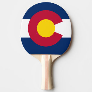 Colorado Statlig flagga Pingisracket