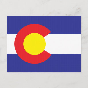 Colorado Statlig flagga.png Vykort