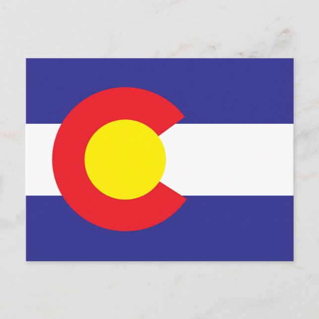 Colorado Statlig flagga.png Vykort (Framsida)