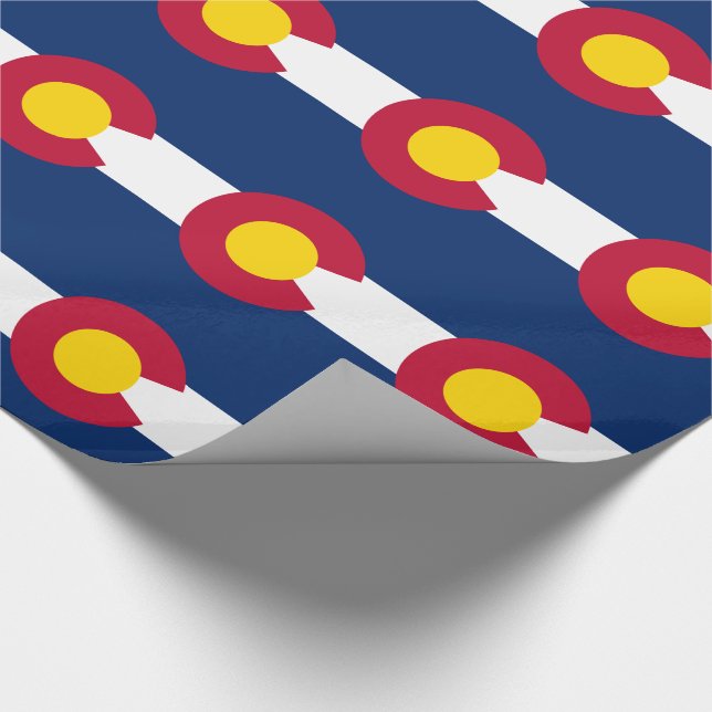 Colorado Statlig flagga Presentpapper (Hörn)
