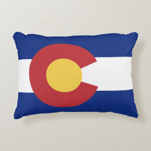 Colorado statlig flagga prydnadskudde