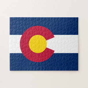 Colorado Statlig flagga Pussel