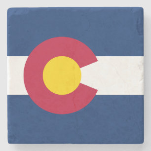 Colorado Statlig flagga Stenunderlägg