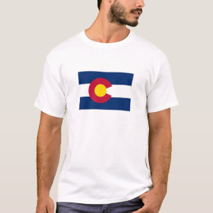 Colorado Statlig flagga T Shirt