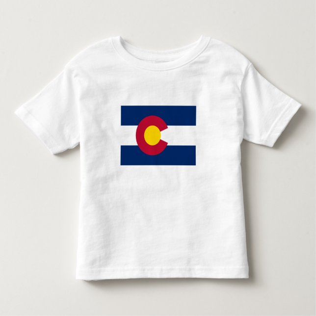 Colorado Statlig flagga T Shirt (Framsida)