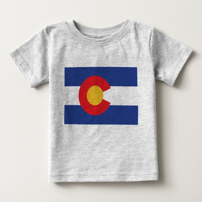 Colorado Statlig flagga T Shirt (Framsida)