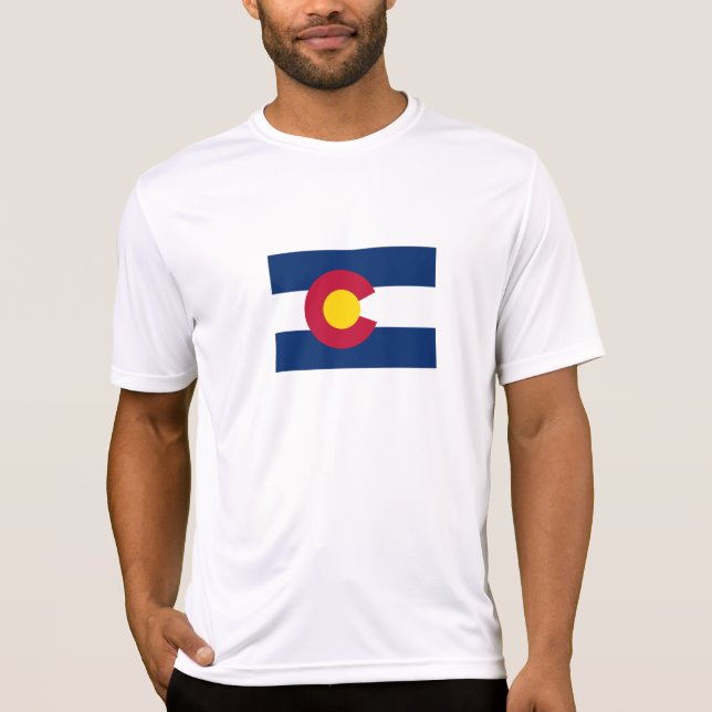 Colorado Statlig flagga T Shirt (Framsida)