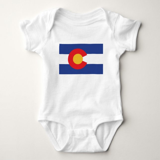 Colorado Statlig flagga T Shirt (Framsida)