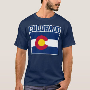 Colorado Statlig flagga T-Shirt