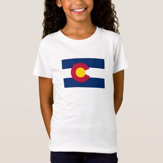 Colorado Statlig flagga T Shirt (Framsida)