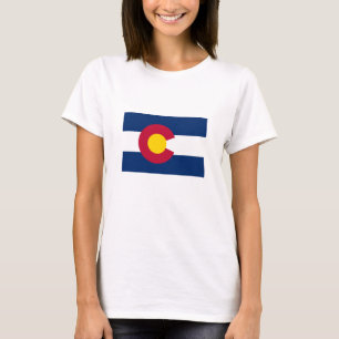 Colorado Statlig flagga T Shirt