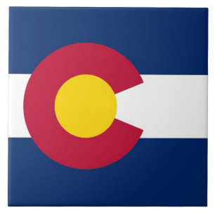 Colorado Statlig flagga Tile Kakelplatta