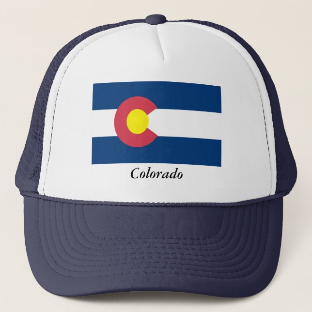 Colorado statlig flagga truckerkeps (Framsida)