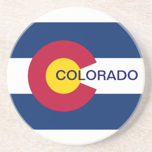 Colorado Statlig flagga Underlägg Sandsten